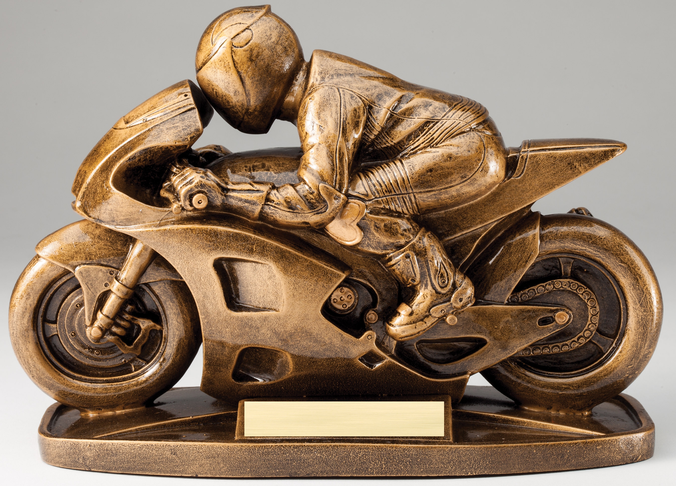 ENGRAVED FREE E3 Motor Cycle Racing Unity Victory Award 230mm Trophy 
