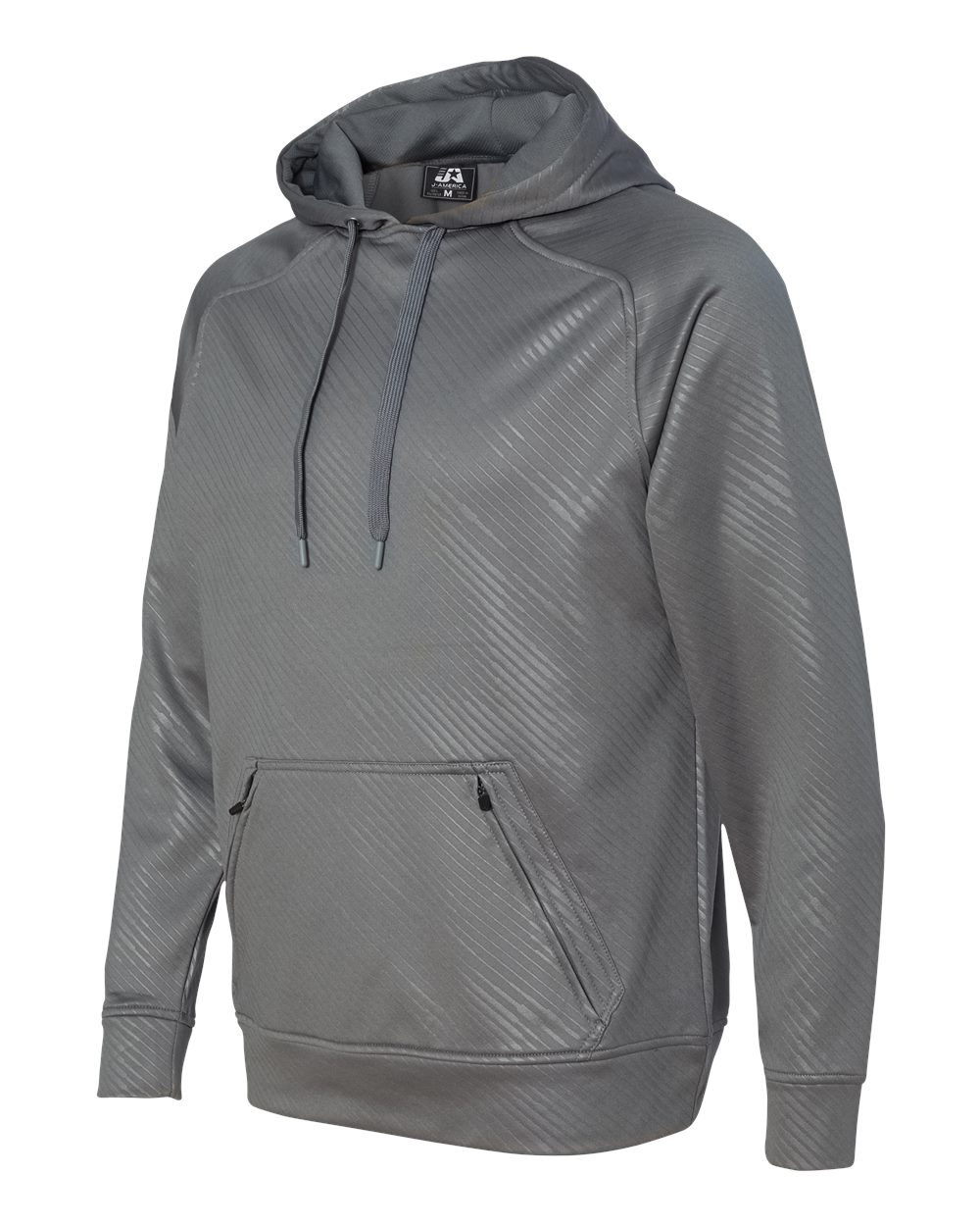 J. America - Polyester Hooded Pullover Sweatshirt - 8670The Trophy Trolley